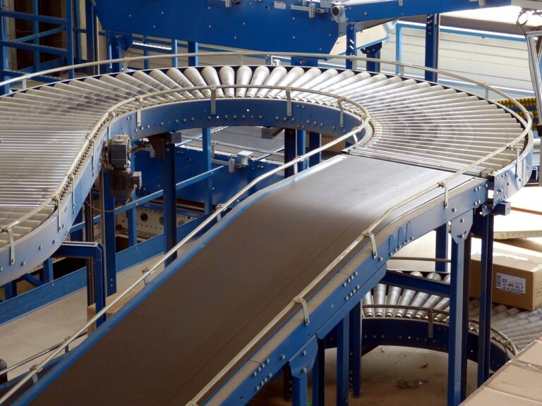 A conveyor belt system in Kanpur